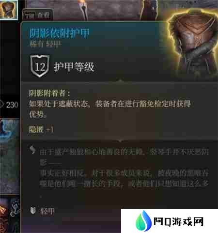 博德之门3阴影依附护甲怎么获得 阴影依附护甲获得攻略