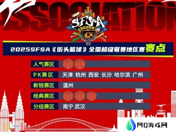 《街头篮球》SFSA4月12日首战山城重庆 福利送不停