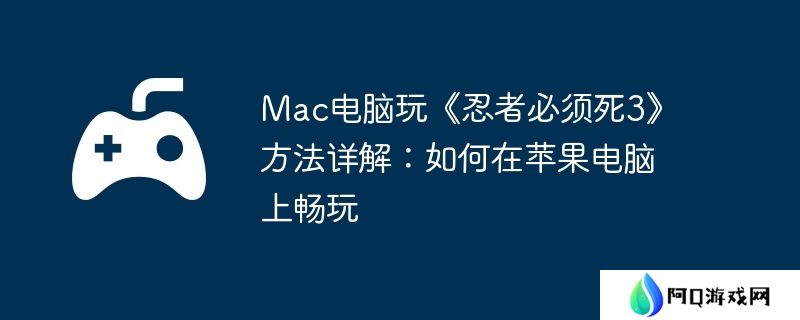 Mac电脑玩《忍者必须死3》方法详解：如何在苹果电脑上畅玩