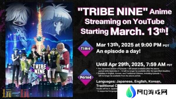 动作RPG《TRIBE NINE：战极死游》下载量突破1000万