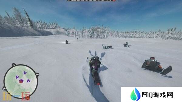 雪地摩托模拟器《Sledders》现已正式发售