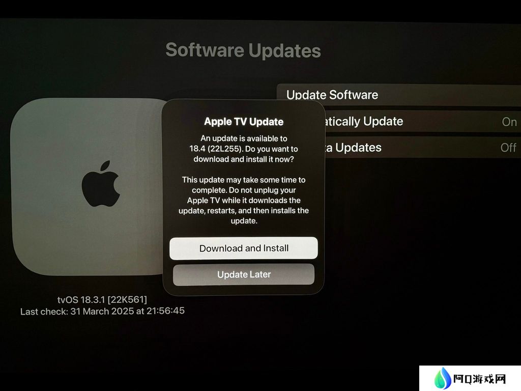 苹果 tvOS 18.4 发布：首次支持语音控制 Matter 扫地机器人、优化 Apple TV 应用